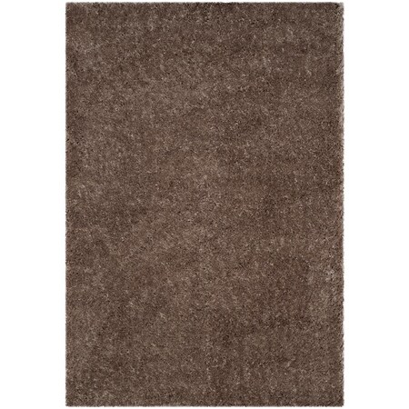 Safavieh Polar Shag Power Loomed Small Rectangle Area RugMushroom 4 x 6 ft. PSG800C-4